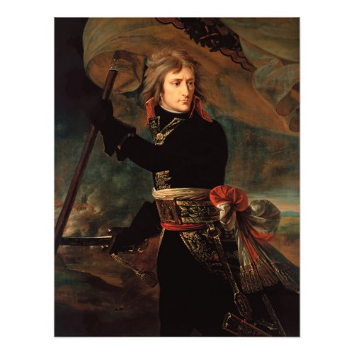 Napoleon Bonaparte at Bridge in Battle of Arcole Photo Print