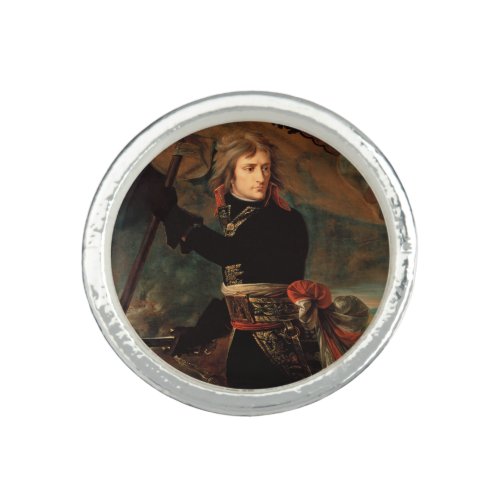 Napoleon Bonaparte at Bridge in Battle of Arcole Ring