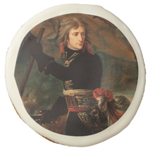 Napoleon Bonaparte at Bridge in Battle of Arcole Sugar Cookie