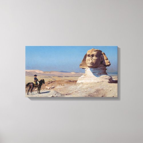 Napoleon Bonaparte Before the Sphinx by Grme Canvas Print