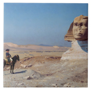 Napoleon Bonaparte Before the Sphinx (by Gérôme) Ceramic Tile