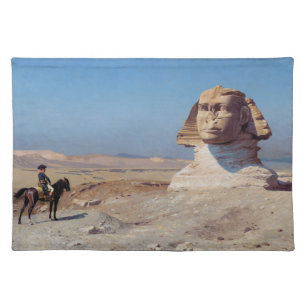Napoleon Bonaparte Before the Sphinx (by Gérôme) Cloth Placemat