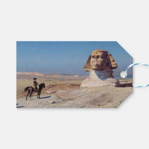 Napoleon Bonaparte Before the Sphinx by Grme Gift Tags