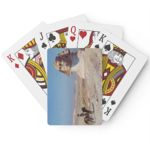 Napoleon Bonaparte Before the Sphinx (by Gérôme) Poker Cards