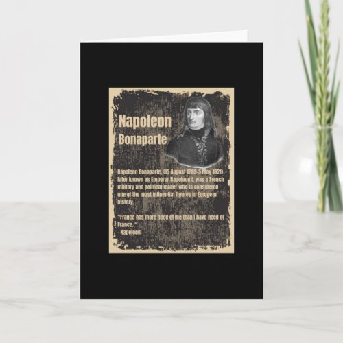 Napoleon Bonaparte _Biography Card