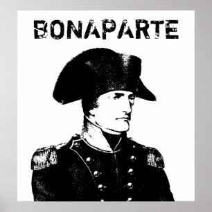 Napoleon Bonaparte -- Black and White Poster