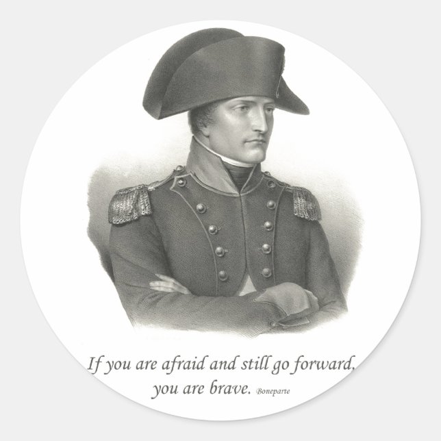 Napoleon Bonaparte Classic Round Sticker (Front)