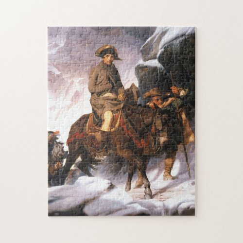 Napoleon Bonaparte Crossing Alps Paul Delaroche Jigsaw Puzzle