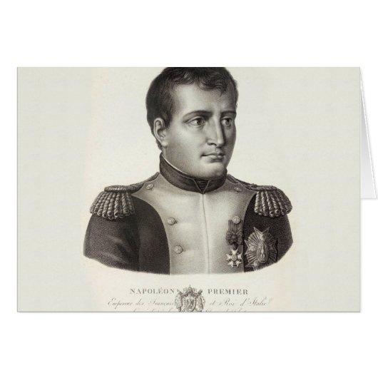 Napoleon Bonaparte Elegant Antique Engraving (Front Horizontal)