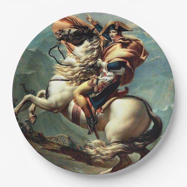 Napoleon Bonaparte Emperor France Paper Plates (Front)