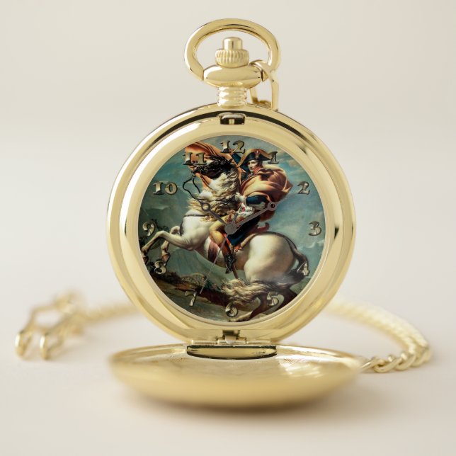 Napoleon Bonaparte Emperor France Pocket Watch (Inside)