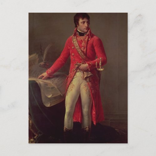 Napoleon Bonaparte  First Consul 1802 Postcard