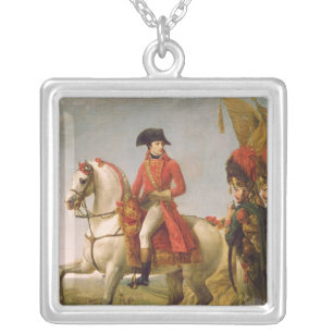 Napoleon Bonaparte First Consul Silver Plated Necklace