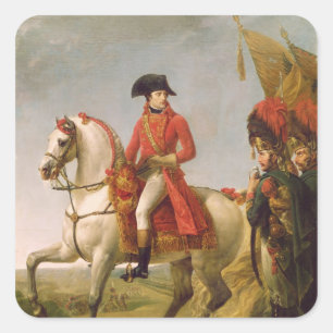 Napoleon Bonaparte First Consul Square Sticker