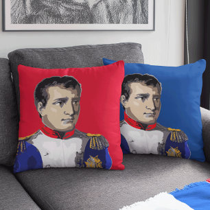 Napoleon Bonaparte French History Throw Pillow