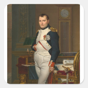Napoleon Bonaparte French king Square Sticker
