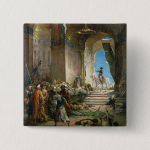 Napoleon Bonaparte  in the Grand Mosque at Cairo Button