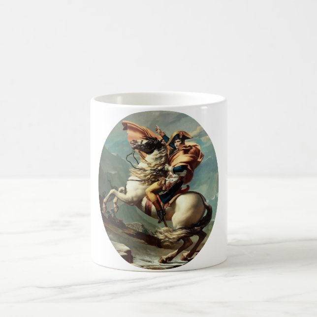 Napoleon Bonaparte on Horseback Coffee Mug (Center)