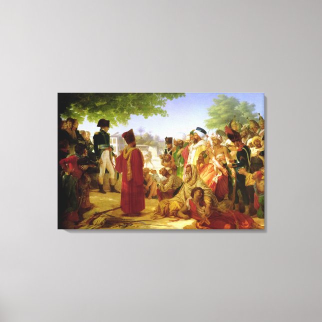 Napoleon Bonaparte  Pardoning the Rebels Canvas Print (Front)