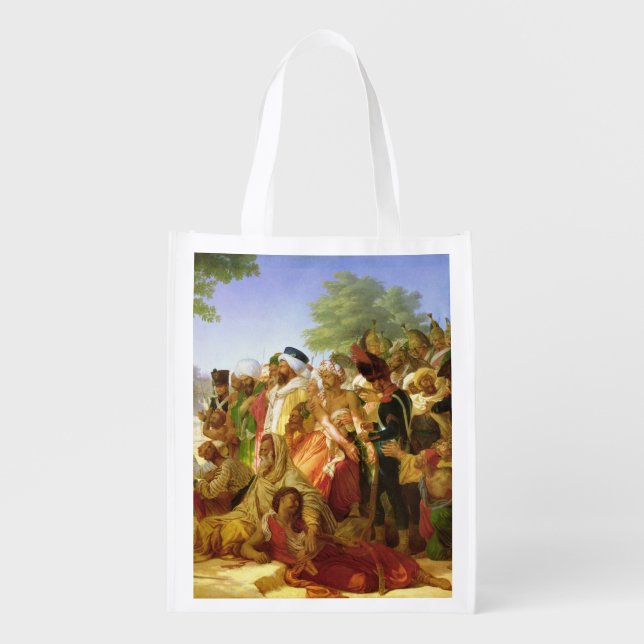 Napoleon Bonaparte  Pardoning the Rebels Reusable Grocery Bag (Front)