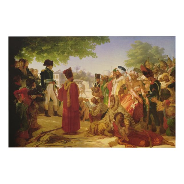 Napoleon Bonaparte  Pardoning the Rebels Wood Wall Decor (Front)