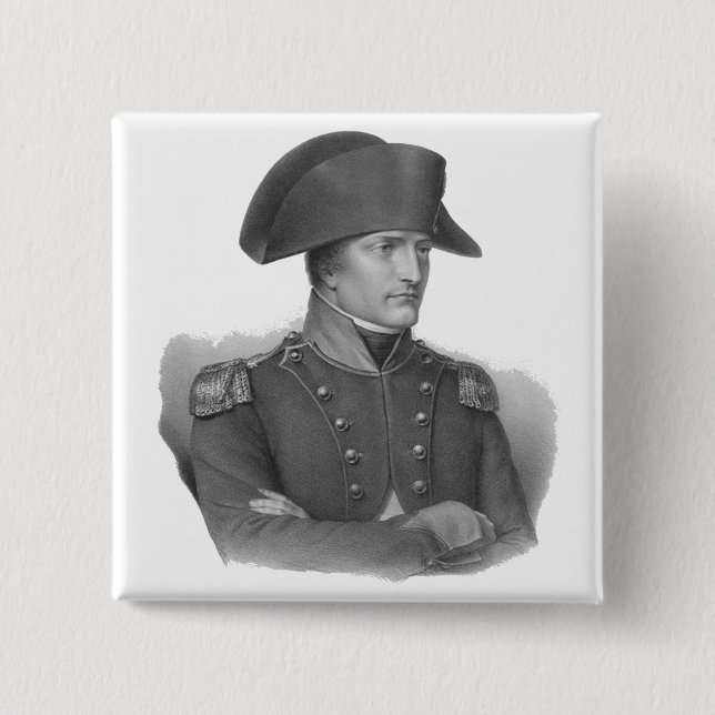 Napoleon Bonaparte Pinback Button (Front)