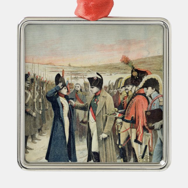 Napoleon Bonaparte  presenting the female Metal Ornament (Front)