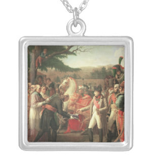 Napoleon Bonaparte  Receiving the Keys Silver Plated Necklace