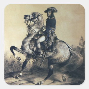 Napoleon Bonaparte Square Sticker