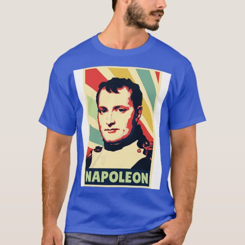 Napoleon Bonaparte Vintage Colors T_Shirt