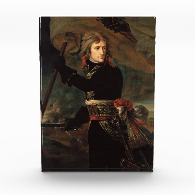 Napoleon Bonaparte's Rally at the Battle of Arcole Acrylic Award (Front)