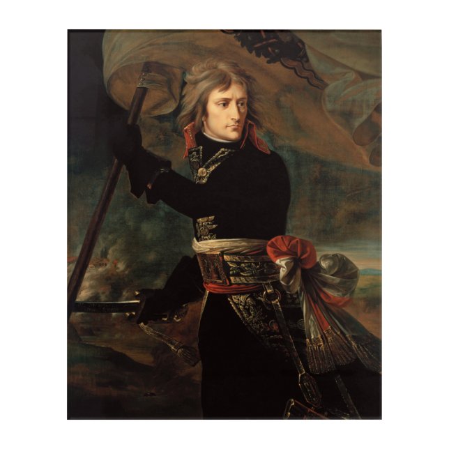 Napoleon Bonaparte's Rally at the Battle of Arcole Acrylic Print (Front)
