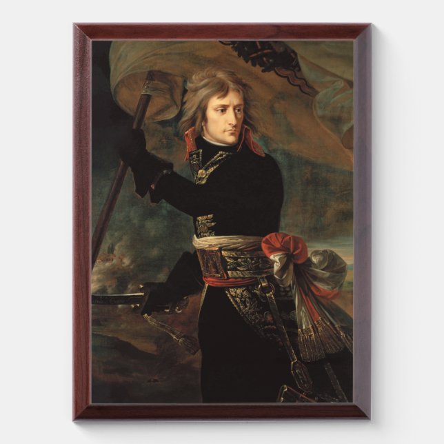 Napoleon Bonaparte's Rally at the Battle of Arcole Award Plaque (Vertical)