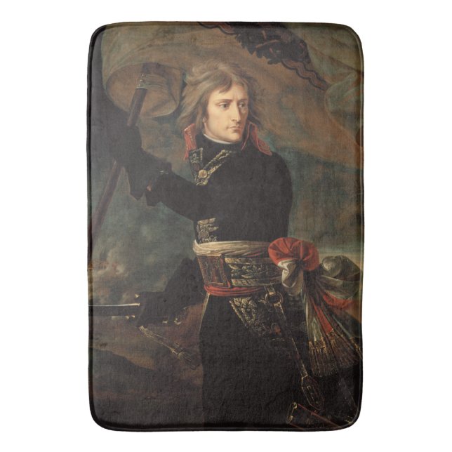 Napoleon Bonaparte's Rally at the Battle of Arcole Bath Mat (Front Vertical)