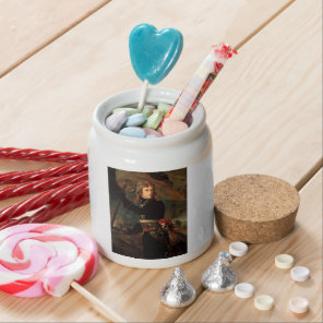 Napoleon Bonaparte's Rally at the Battle of Arcole Candy Jar
