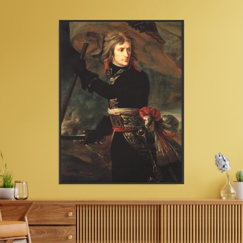 Napoleon Bonapartes Rally at the Battle of Arcole Canvas Print