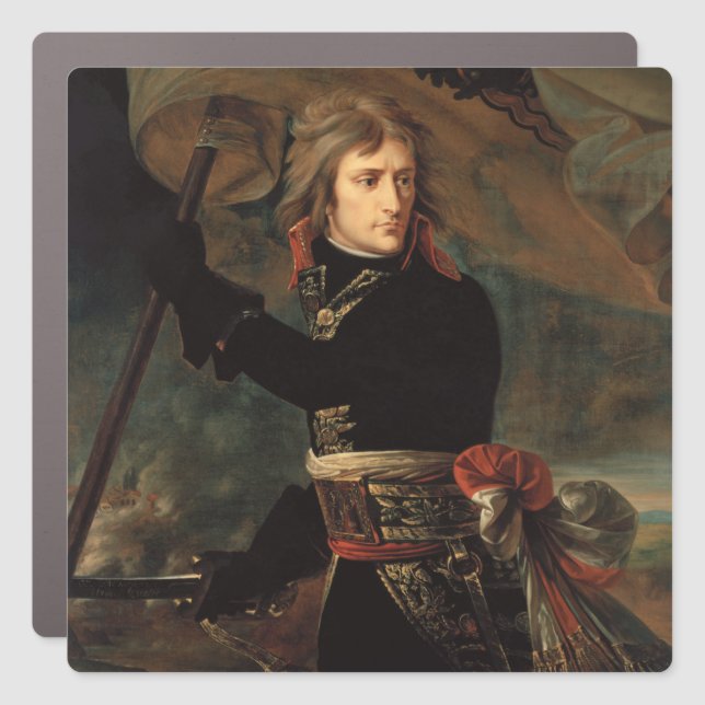Napoleon Bonaparte's Rally at the Battle of Arcole Car Magnet (Front)