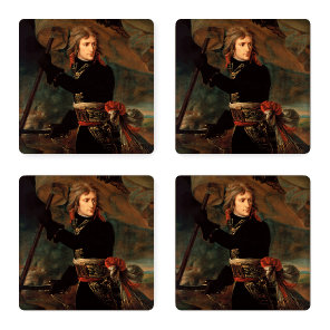 Napoleon Bonaparte's Rally at the Battle of Arcole Coaster Set