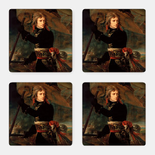 Napoleon Bonaparte's Rally at the Battle of Arcole Coaster Set