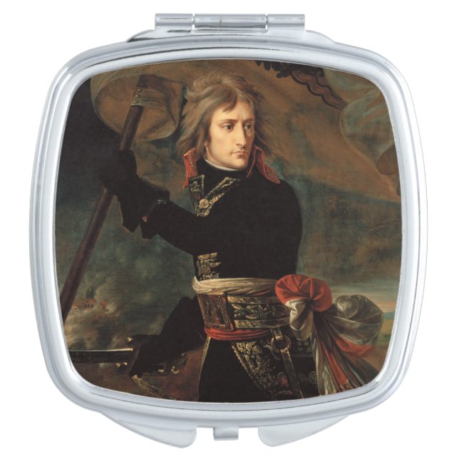 Napoleon Bonaparte's Rally at the Battle of Arcole Compact Mirror (Front)