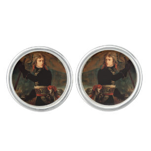 Napoleon Bonaparte's Rally at the Battle of Arcole Cufflinks