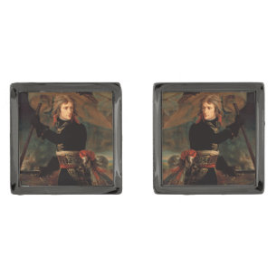 Napoleon Bonaparte's Rally at the Battle of Arcole Cufflinks