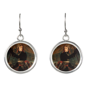 Napoleon Bonaparte's Rally at the Battle of Arcole Earrings