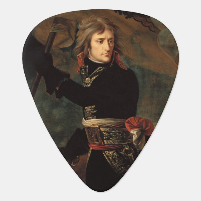 Napoleon Bonaparte's Rally at the Battle of Arcole Guitar Pick (Front)