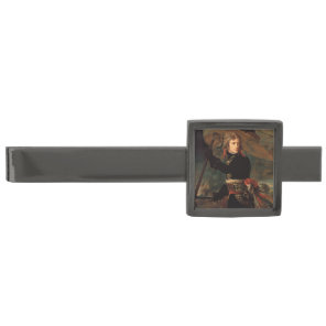 Napoleon Bonaparte's Rally at the Battle of Arcole Gunmetal Finish Tie Bar