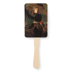 Napoleon Bonaparte's Rally at the Battle of Arcole Hand Fan