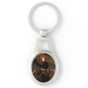 Napoleon Bonaparte's Rally at the Battle of Arcole Keychain