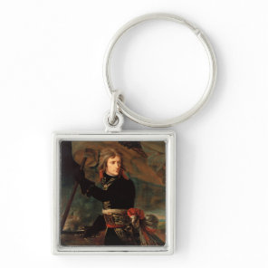 Napoleon Bonaparte's Rally at the Battle of Arcole Keychain