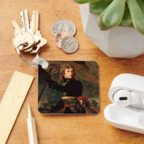 Napoleon Bonaparte's Rally at the Battle of Arcole Keychain
