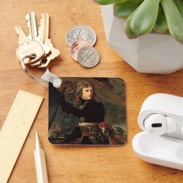 Napoleon Bonaparte's Rally at the Battle of Arcole Keychain (Desk)